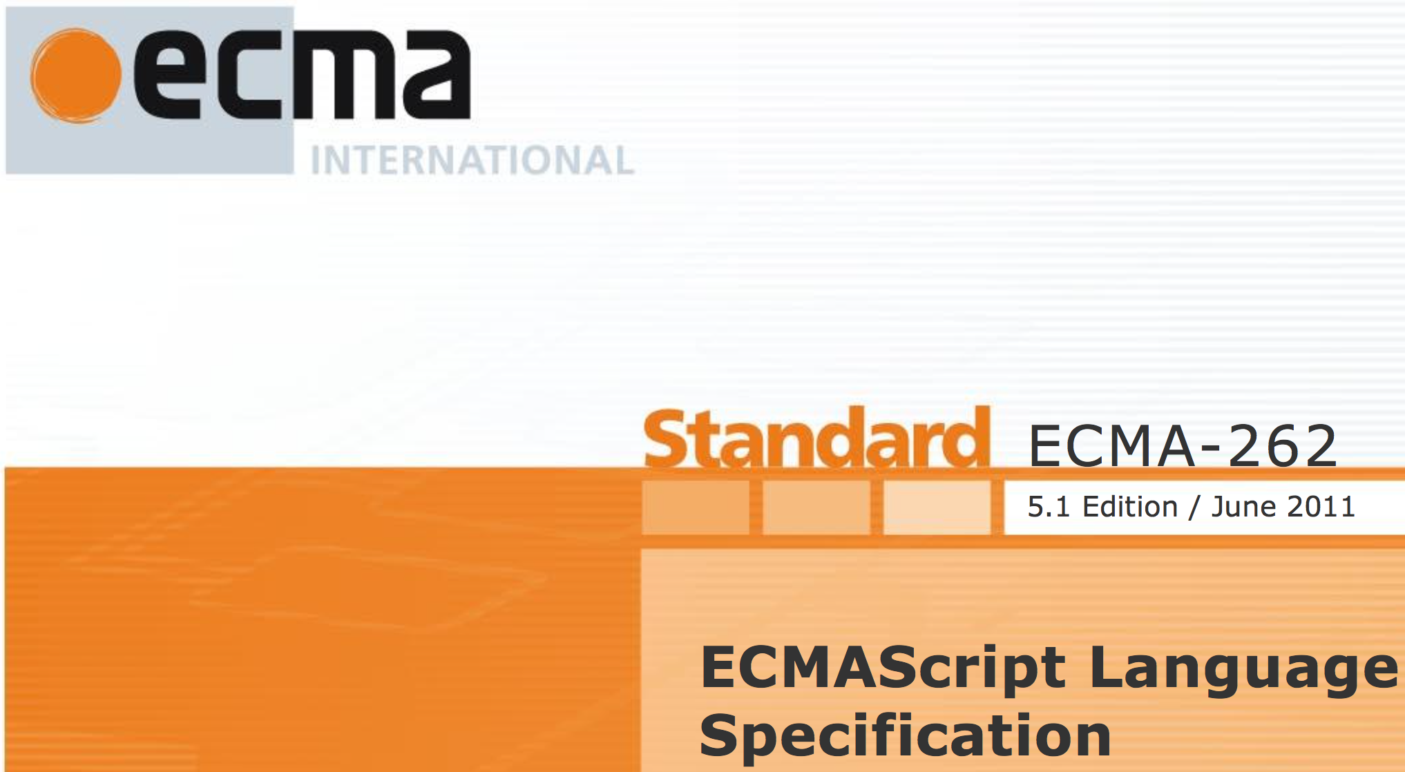 ECMAScript 5.1 Specification